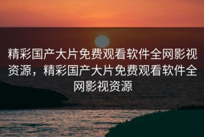 精彩国产大片免费观看软件全网影视资源，精彩国产大片免费观看软件全网影视资源